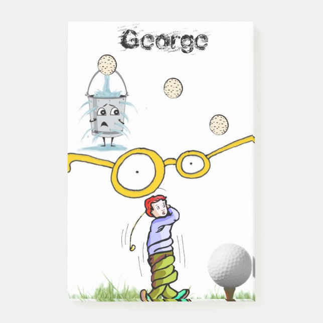 Anteckningar Golfare  Post-it Block (Framsida)