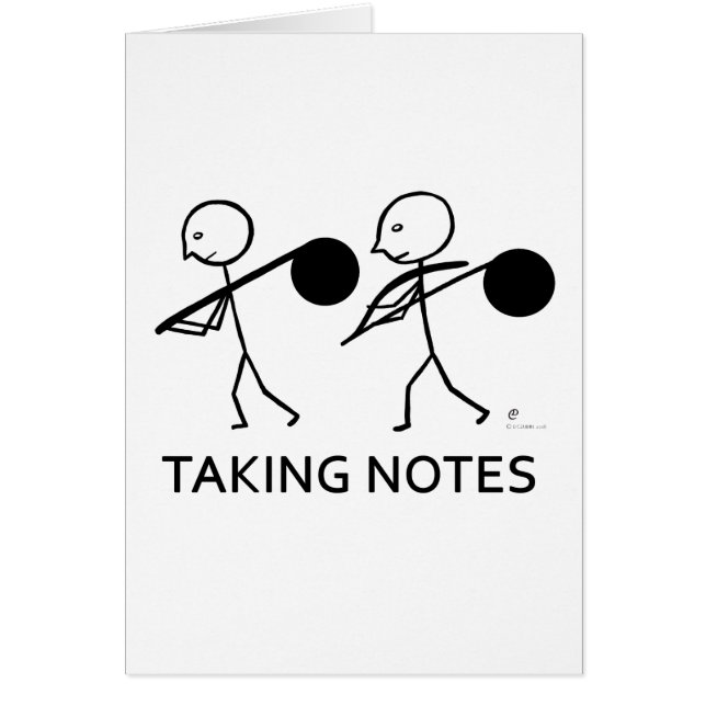 Anteckningar Hälsningskort (Framsidan)