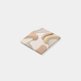 Anteckningar i snyggt grafik post-it block