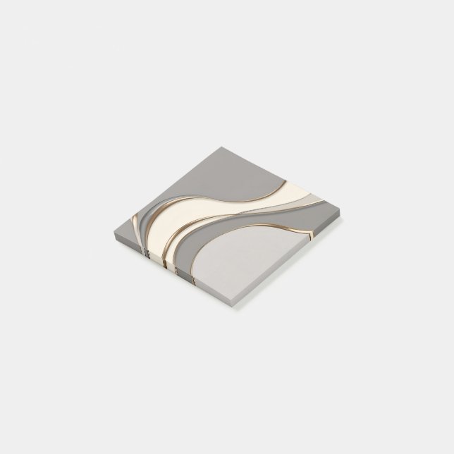 Anteckningar i snyggt grafik post-it block (Vinklad)