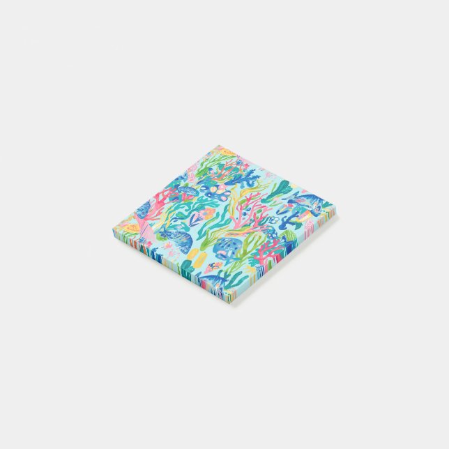Anteckningar i stilfull grafik post-it block (Vinklad)
