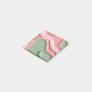 Anteckningar i stilfull grafik post-it block