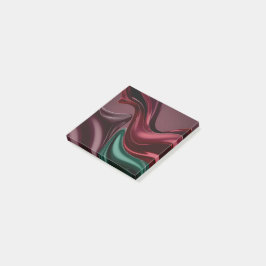 Anteckningar i stilfull grafisk design post-it block