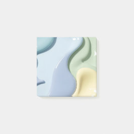 Anteckningar i stilfull grafisk design post-it block