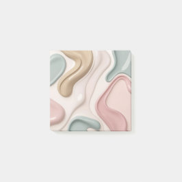 Anteckningar i stilfull grafisk design post-it block