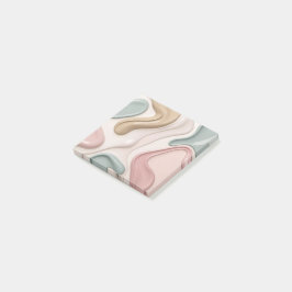 Anteckningar i stilfull grafisk design post-it block
