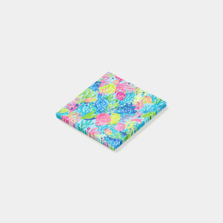 anteckningar i stilfull grafisk form post-it block