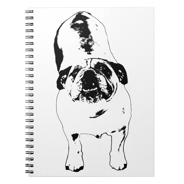 Anteckningar med en bulldog anteckningsbok (Framsidan)