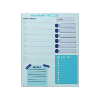 Anteckningar och listor över schemaläggningar för anteckningsblock