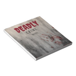 Anteckningar om "dödsbrott" i Party vid mordet på  Anteckningsblock