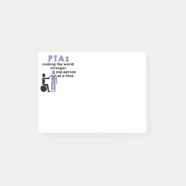 Anteckningar om efterhandsassistenter för fysisk t post-it block (Framsida)