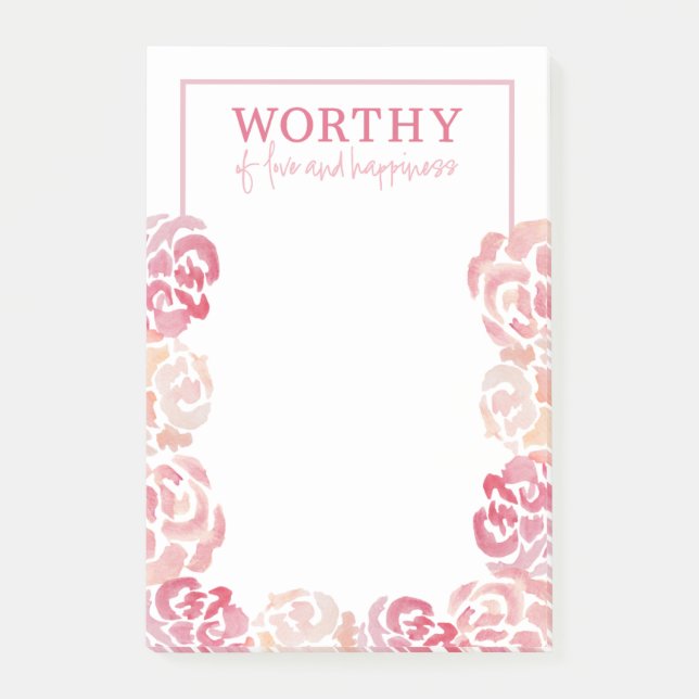 Anteckningar om inspirationskvinna efter IT® Post-it Block (Framsida)