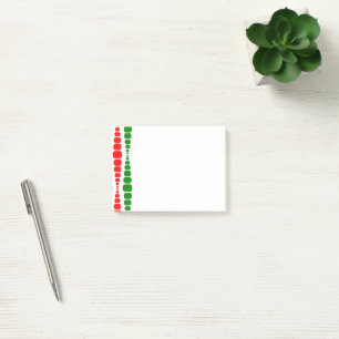 Anteckningar om julens moderna rektanglar post-it block