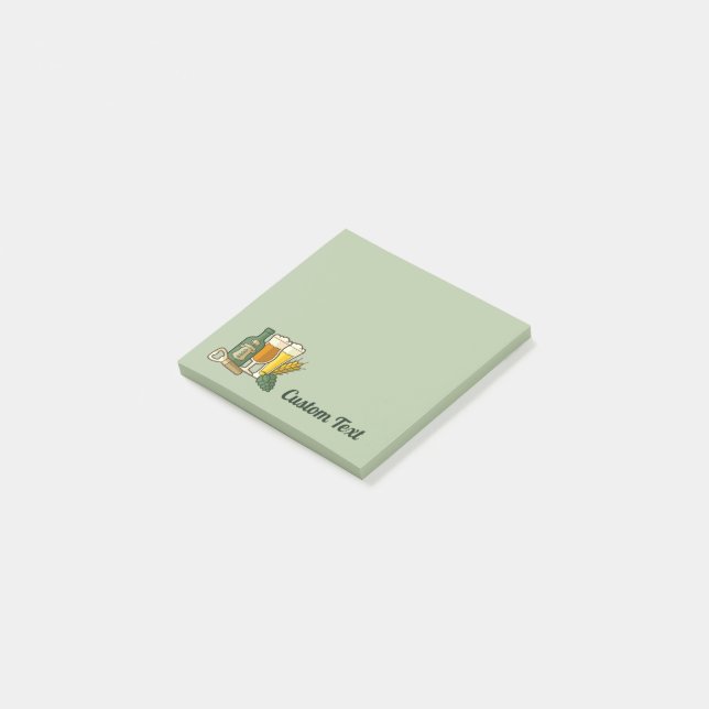 Anteckningar om ölikoner post-it block (Vinklad)