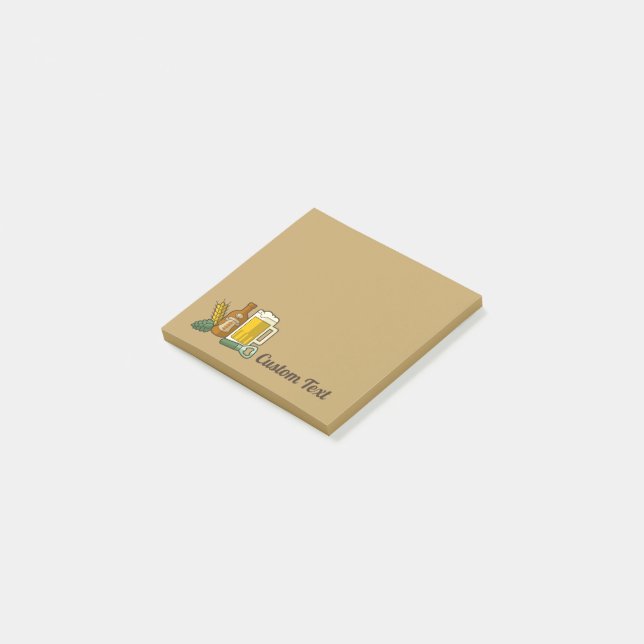 Anteckningar om ölikoner post-it block (Vinklad)