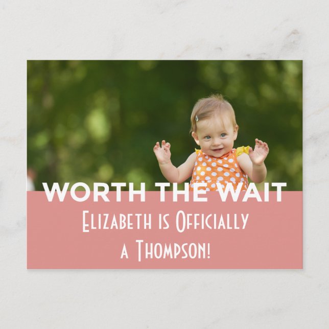 Anteckningar om rosa Bright Modern Rand Adoption (Framsida)