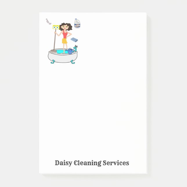 Anteckningar Rengöringstjänster Post it-anteckning Post-it Block (Framsida)