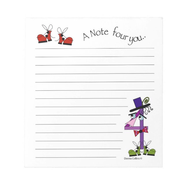 Anteckningens nummer 4 anteckningsblock (Framsida)