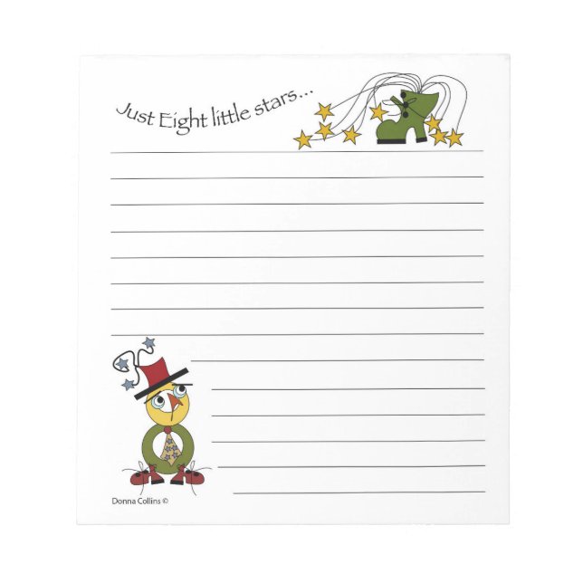 Anteckningens radnummer åtta anteckningsblock (Framsida)