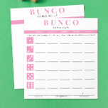 Anteckningsblock av enkelt Rosa- och Vit-kort<br><div class="desc">Ta bort så många poängkort som behövs från det här anteckningsblocket och strömlinjeforma ditt Bunco-spel med det här redot för att gå och enkelt riva av användan och riva av lakan och varje spelare kan enkelt behålla upp sina vinster och förluster samt hålla på buncos och små buntar i upp...</div>