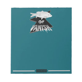 Anteckningsblock av fisk eller fisk