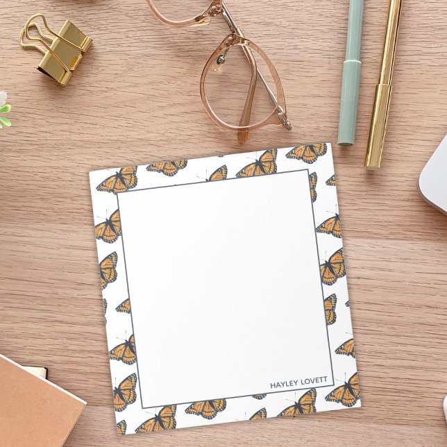 Anteckningsblock av fjäril (Skapare uppladdad)