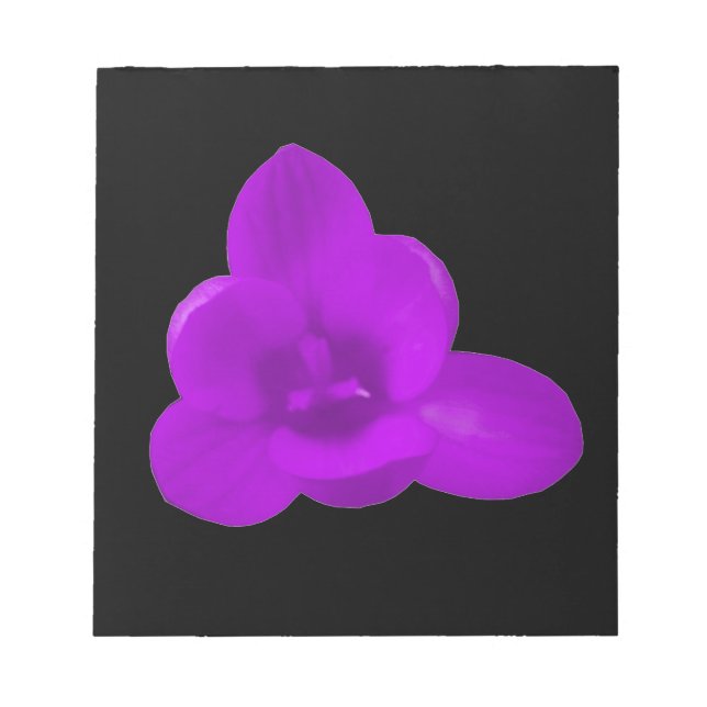 Anteckningsblock av krokblommor Lila (Framsida)