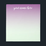 Anteckningsblock av Personligen Blå och Lila Ombre<br><div class="desc">Anteckningsblock av Personligen Blå och Lila Ombre</div>