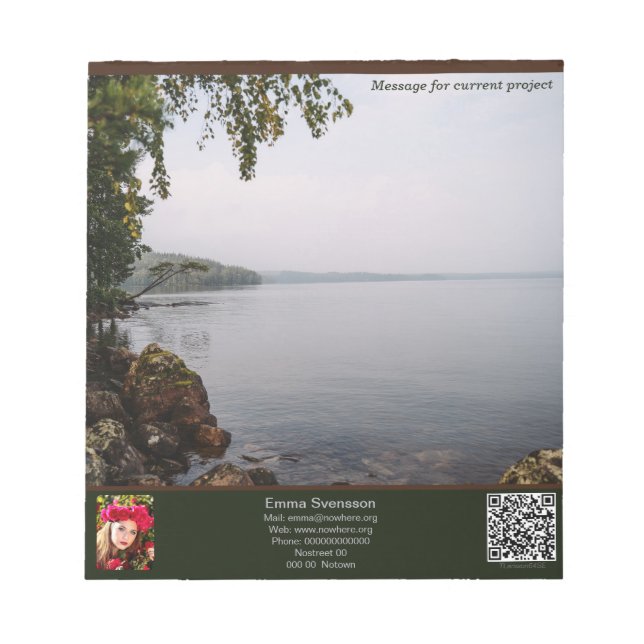 Anteckningsblock — Connect, Bay (Framsida)