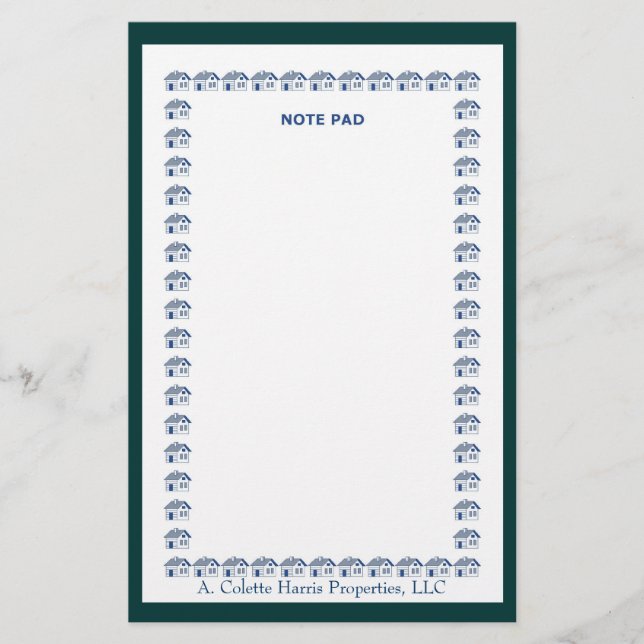 Anteckningsblock - Design 10 Brevpapper (Framsida)