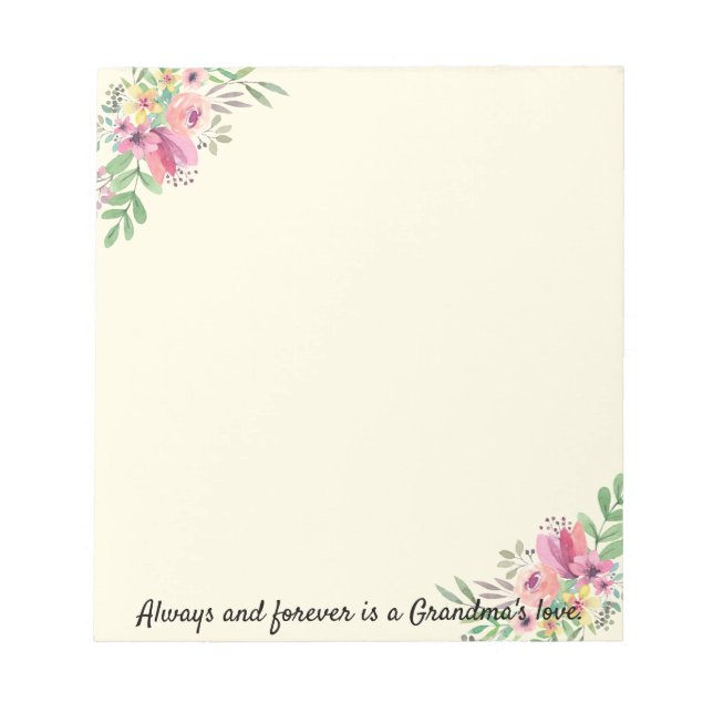 Anteckningsblock DIN TEXT, mormor (Framsida)