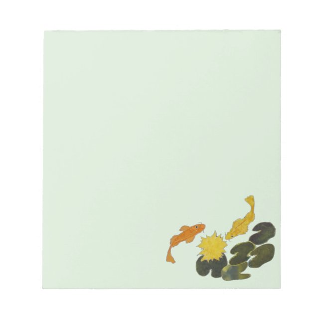 Anteckningsblock - Dynorna Koi och Lily (Framsida)