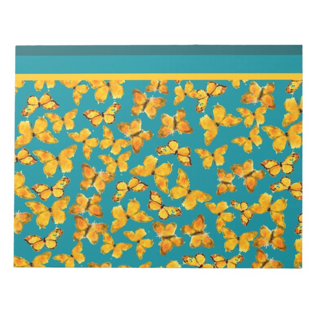 Anteckningsblock eller Jotter, Golden Butterflies  (Framsida)