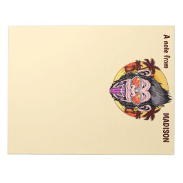 Anteckningsblock för anpassade namn, text och färg