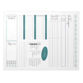 Anteckningsblock för daglig direktförsäljningsplan