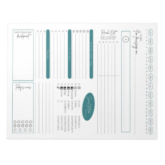 Anteckningsblock för daglig direktförsäljningsplan