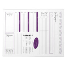 Anteckningsblock för daglig direktförsäljningsplan