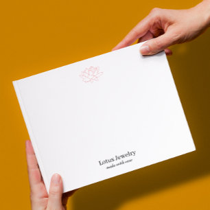 anteckningsblock för enkel anpassningsbar för logo