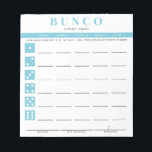 Anteckningsblock för enkelt Himlar Blue Bunco Card<br><div class="desc">Ta bort så många poängkort som behövs från det här anteckningsblocket och strömlinjeforma ditt Bunco-spel med det här redot för att gå och enkelt riva av användan och riva av lakan och varje spelare kan enkelt behålla upp sina vinster och förluster samt hålla på buncos och små buntar i upp...</div>