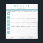 Anteckningsblock för enkelt Himlar Blue Bunco Card<br><div class="desc">Ta bort så många poängkort som behövs från det här anteckningsblocket och strömlinjeforma ditt Bunco-spel med det här redot för att gå och enkelt riva av användan och riva av lakan och varje spelare kan enkelt behålla upp sina vinster och förluster samt hålla på buncos och små buntar i upp...</div>