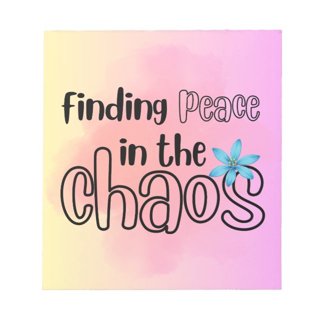 Anteckningsblock för fred (Framsida)