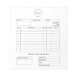 Anteckningsblock för Logotyp av Anpassningsbar pro