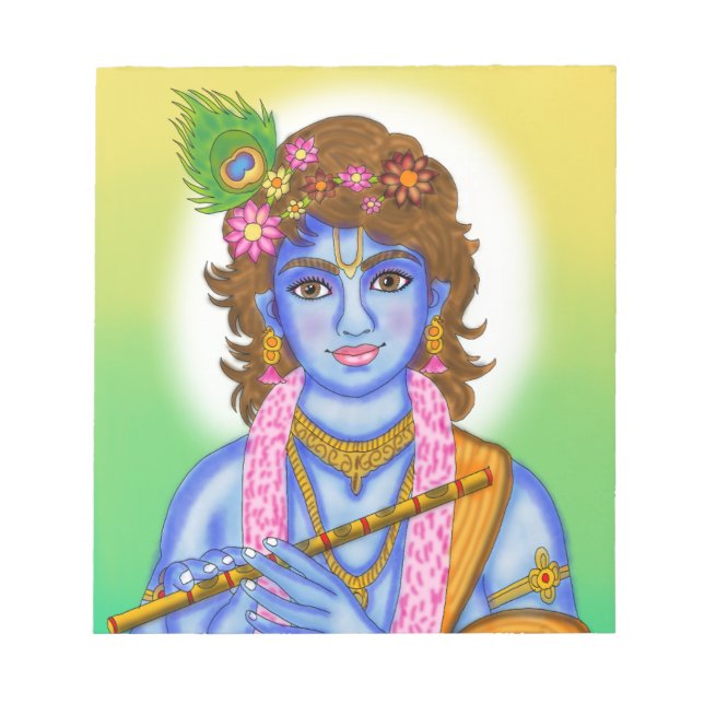 Anteckningsblock för Lord Krishna (Framsida)
