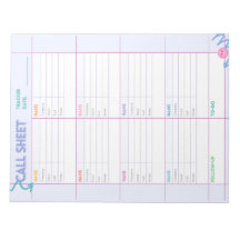 Anteckningsblock för mobil samtalsspårning