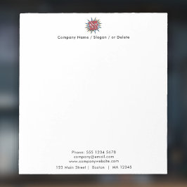 Anteckningsblock för överföring av Logotyp och Adr