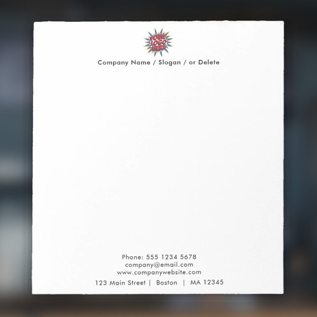 Anteckningsblock för överföring av Logotyp och Adr (Skapare uppladdad)