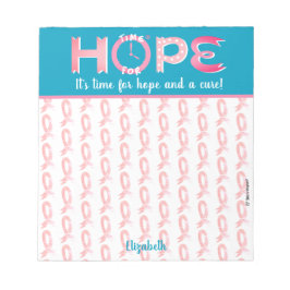 Anteckningsblock för Personlig av bröstcancermedve