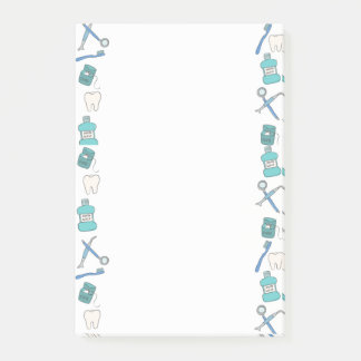 Anteckningsblock för tanddesign post-it block