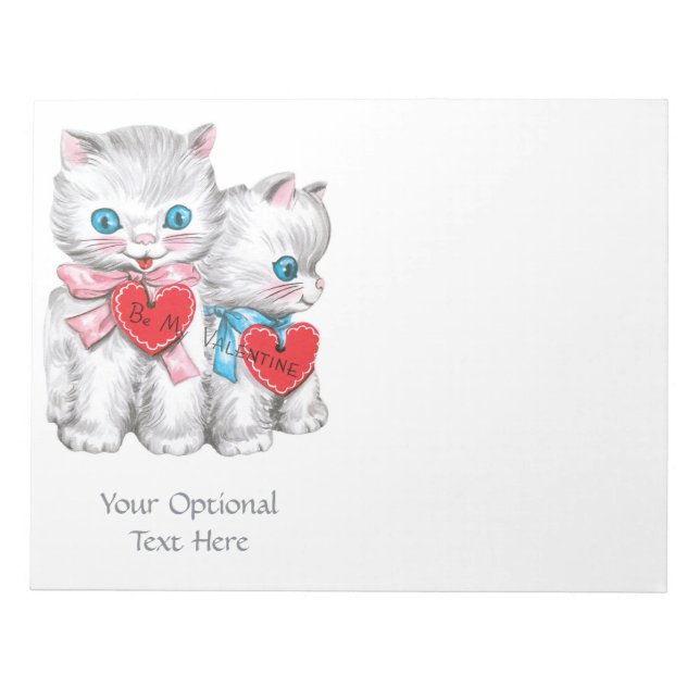 Anteckningsblock för vintagevalentinanpassningsbar (Framsida)