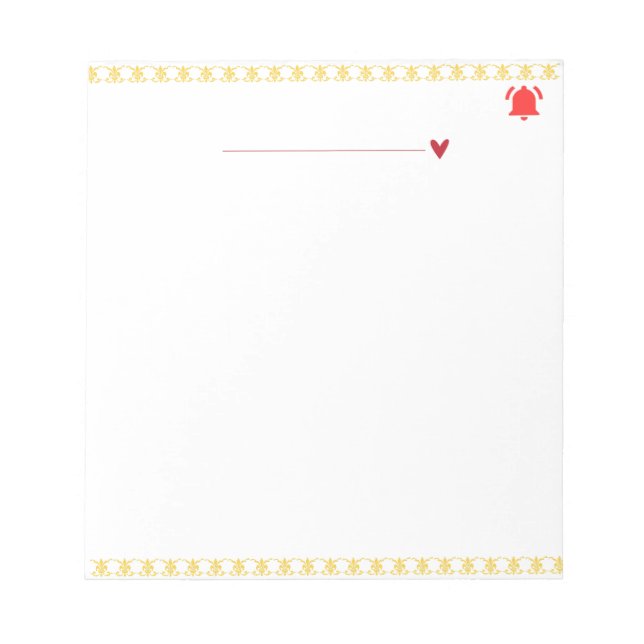 Anteckningsblock. Företagets anteckningsblock/mode Anteckningsblock (Framsida)